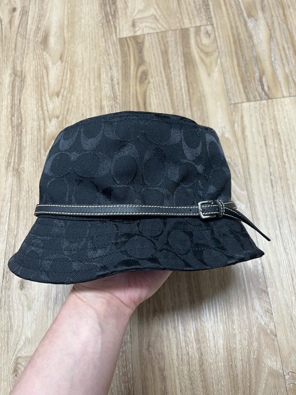 코치 자카드 버킷햇 56