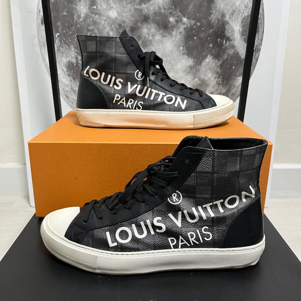정품 7) 루이비통 다미에 타투 하이탑 스니커즈 265~270