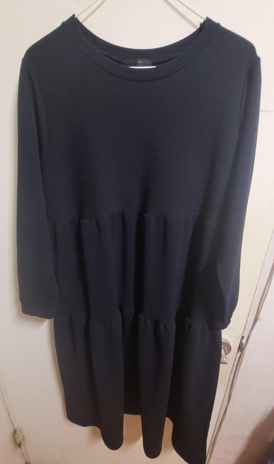 네이비 캉캉 롱 원피스(66~88)