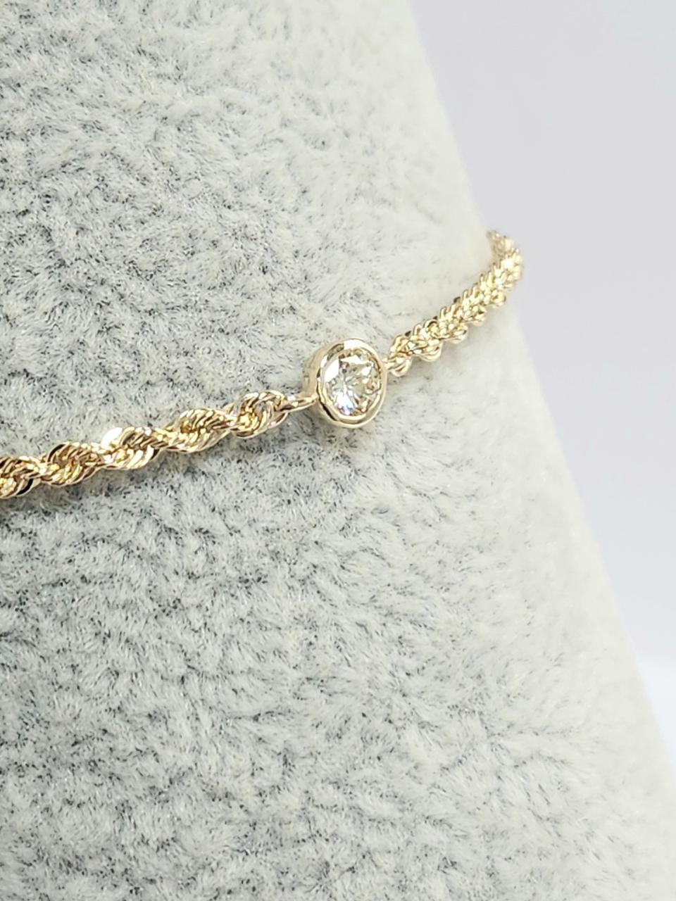 18k.14k.랩다이아.이태리체인.팔찌.발찌.새상품