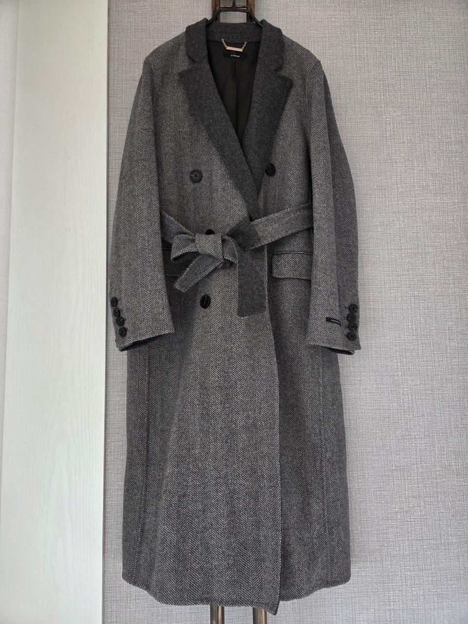 BYROEM 울92% 핸드메이드 롱코트