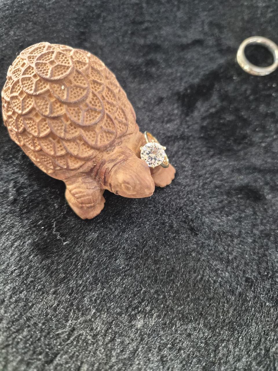 모이사나이트 14k반지