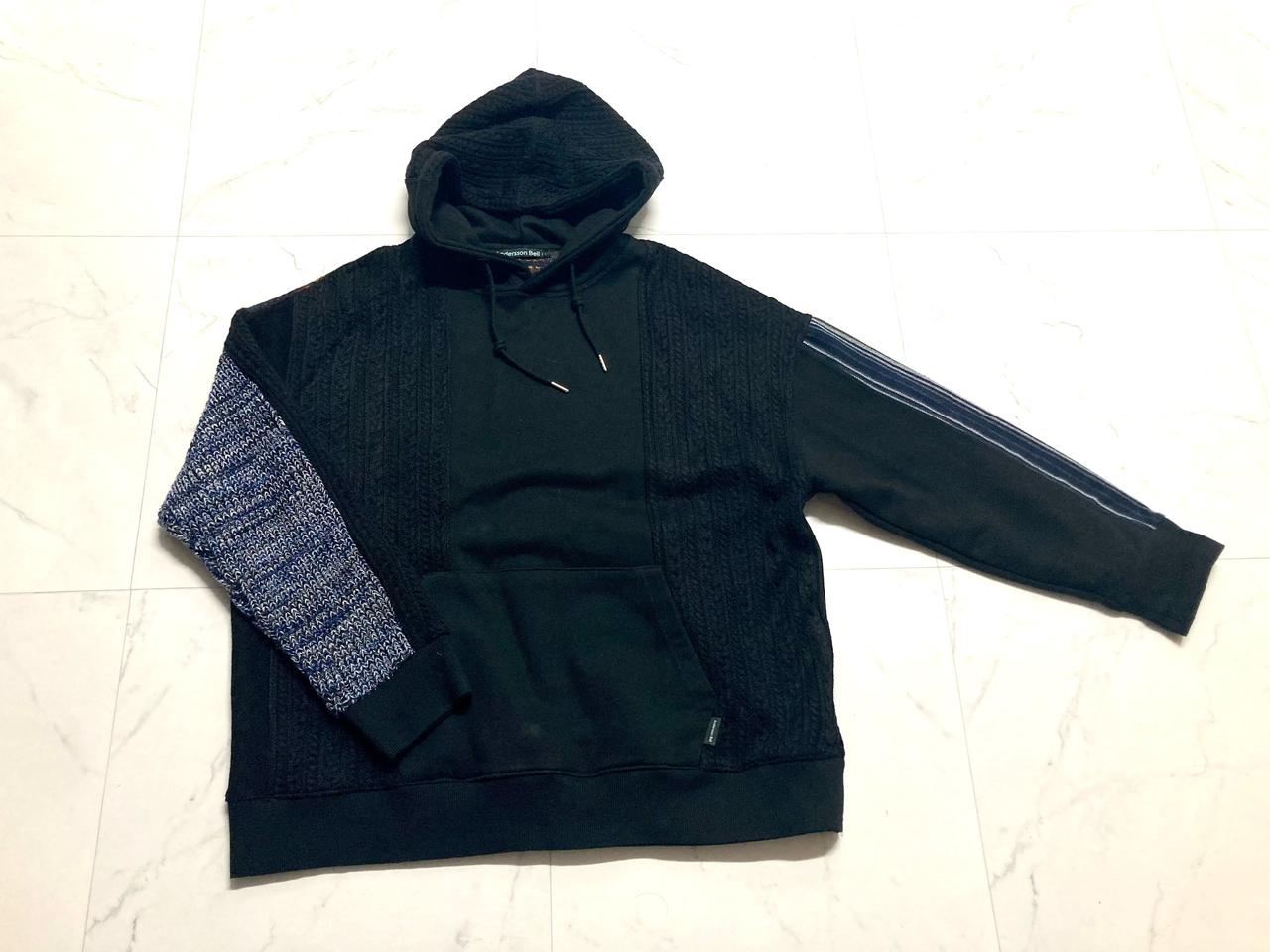 (거의 새것)앤더슨벨 20FW 콘트라스트 서울 후드 105-110