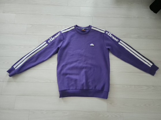 엘레쎄 기모 맨투맨 보라색 95 (미사용)