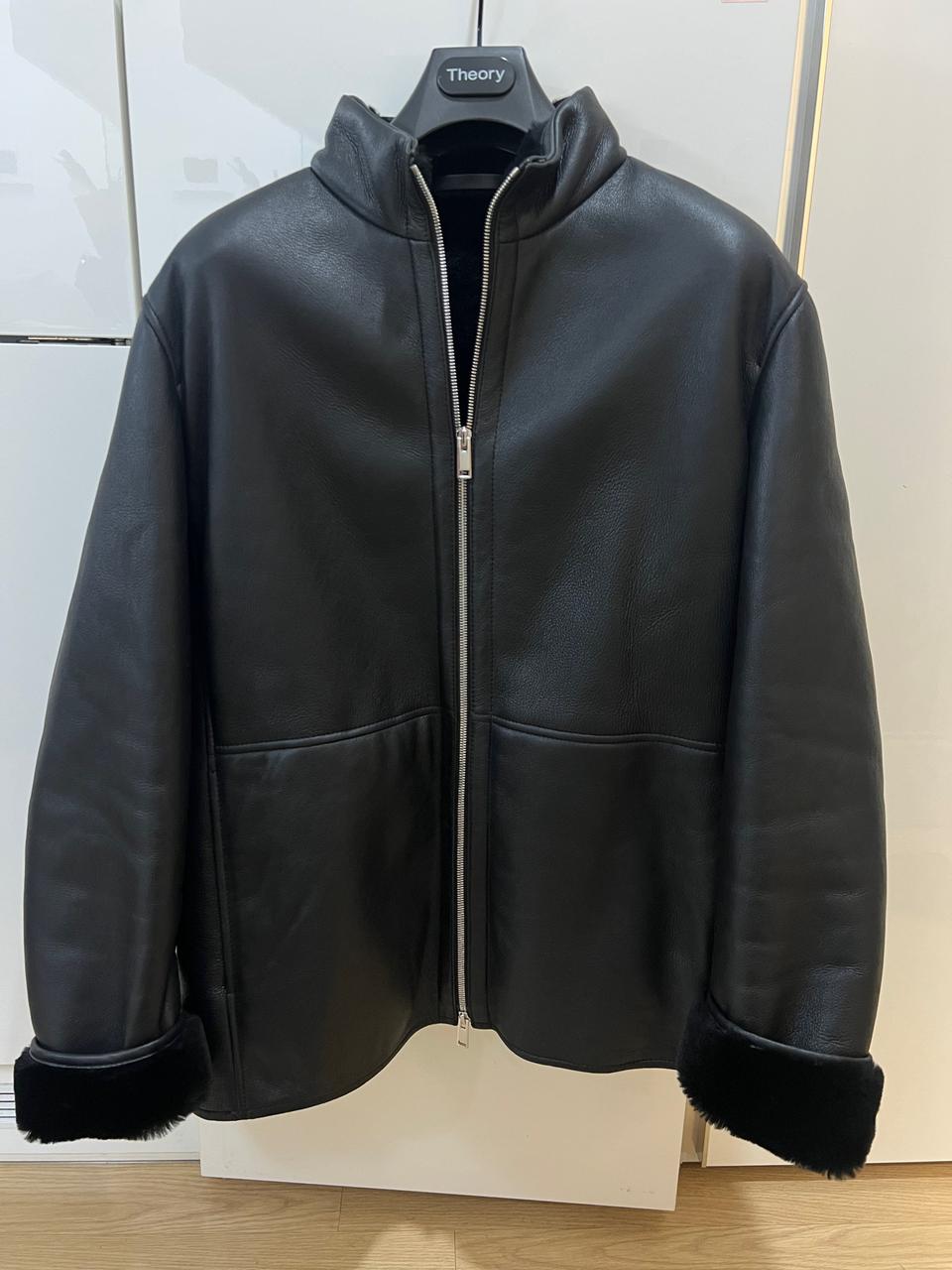 24fw 띠어리 양가죽 시어링 무스탕 xl (새상품급)