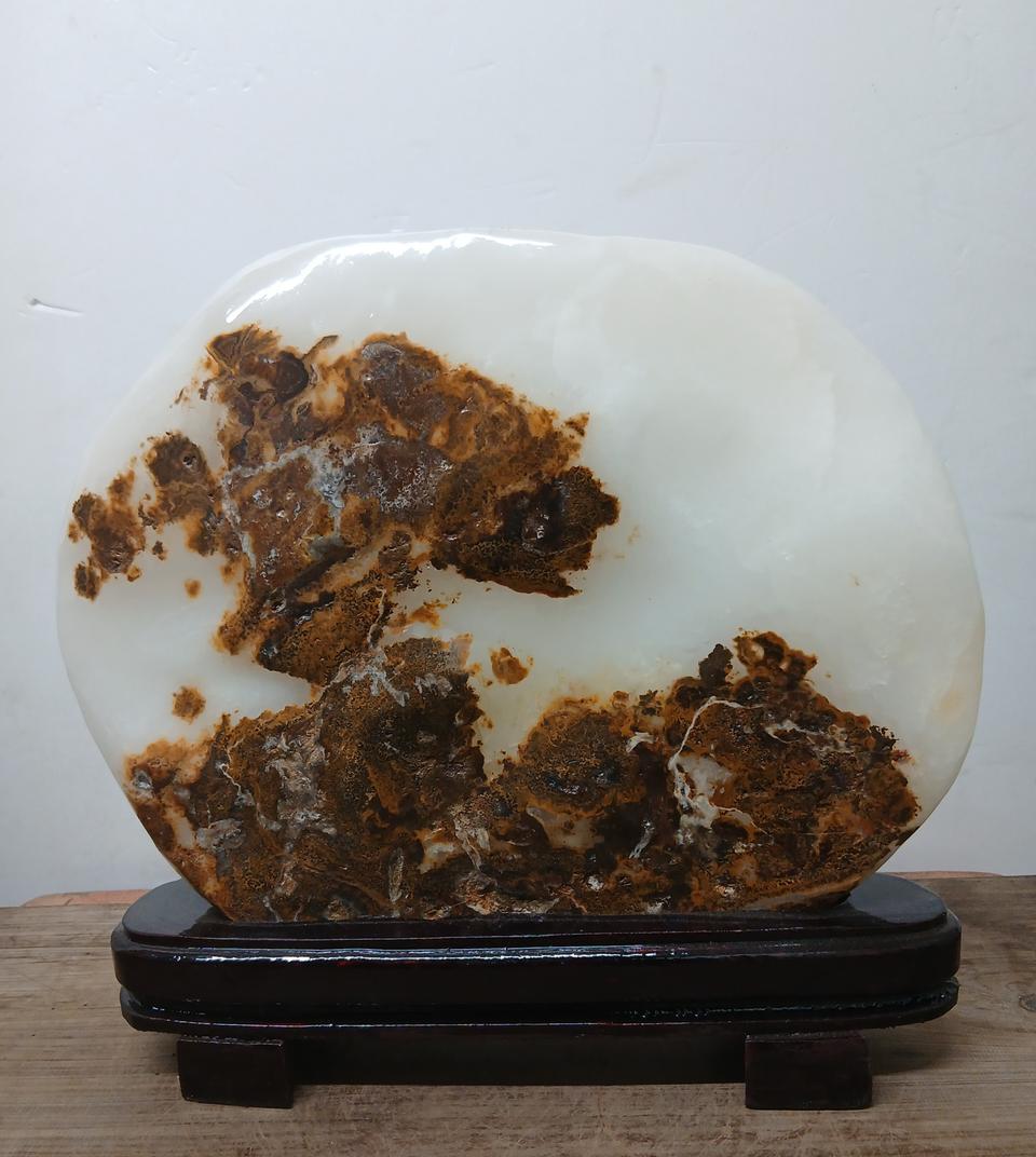 수석 자연수석 백옥연마석