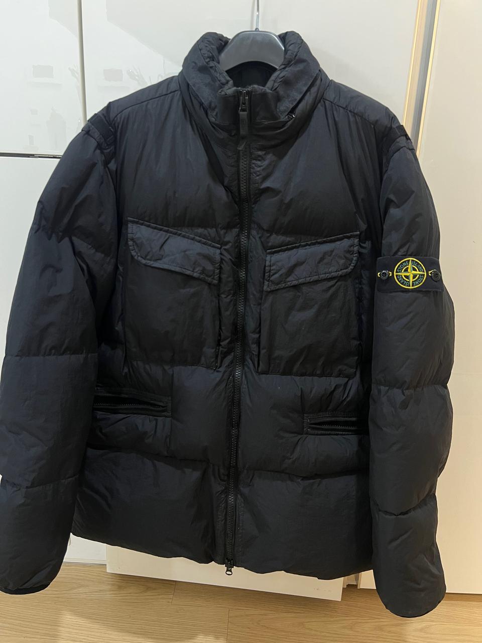 스톤아일랜드 크링클랩스패딩 xl (새상품급)
