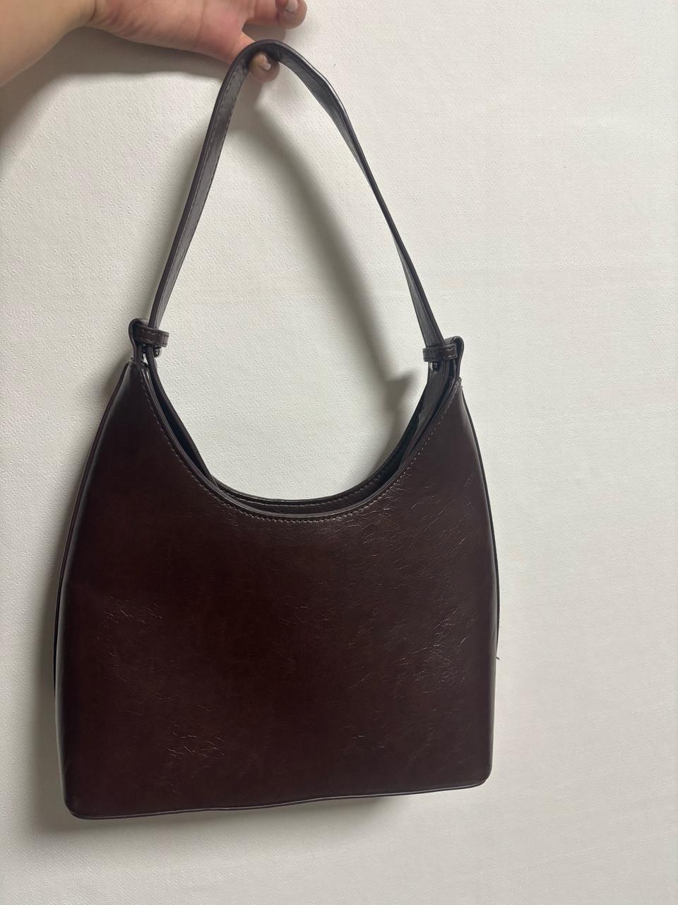 에잇세컨즈 브라운 숄더백