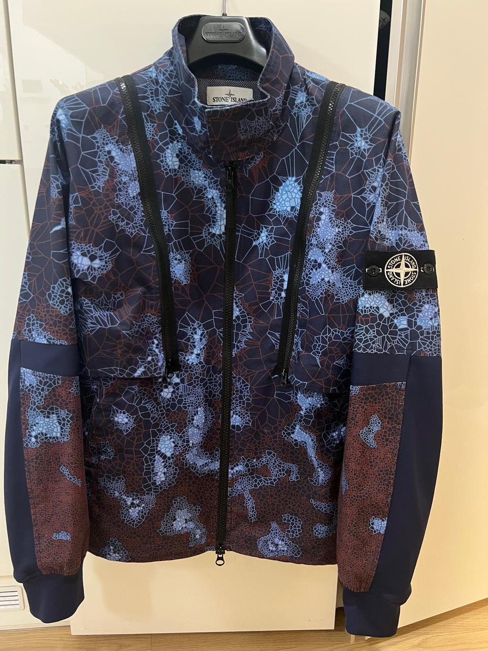 스톤아일랜드 화이트와펜 리액티브자켓 L (새상품,한정판)