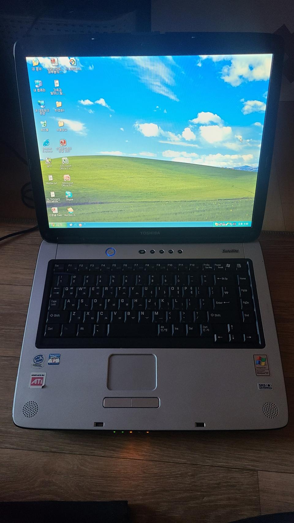 TOSHIBA Satellite A60 노트북 XP