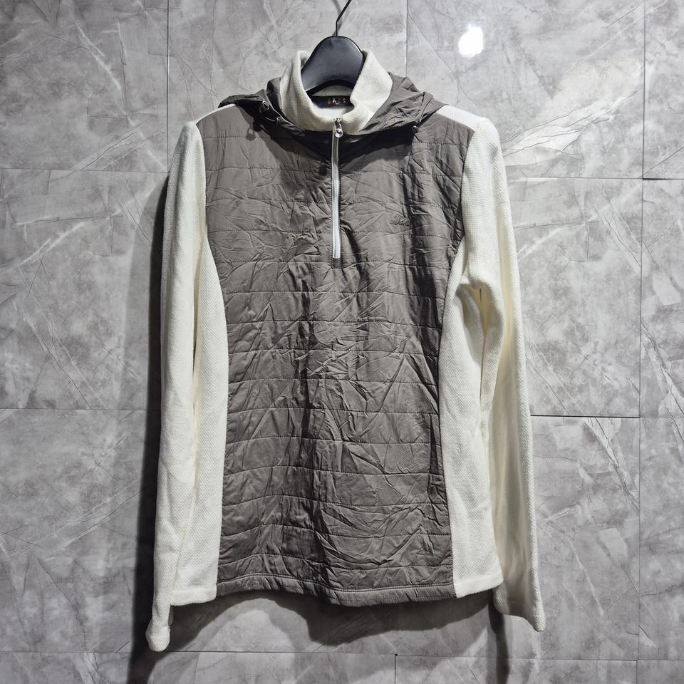 닥스 퀼팅 후드 티