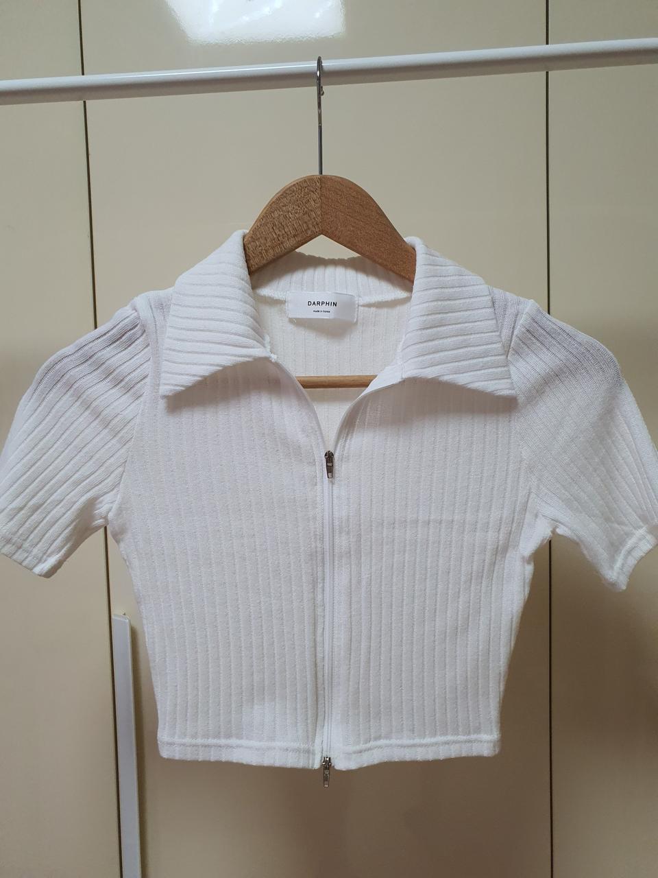 화이트 카라 자크티(새상품)