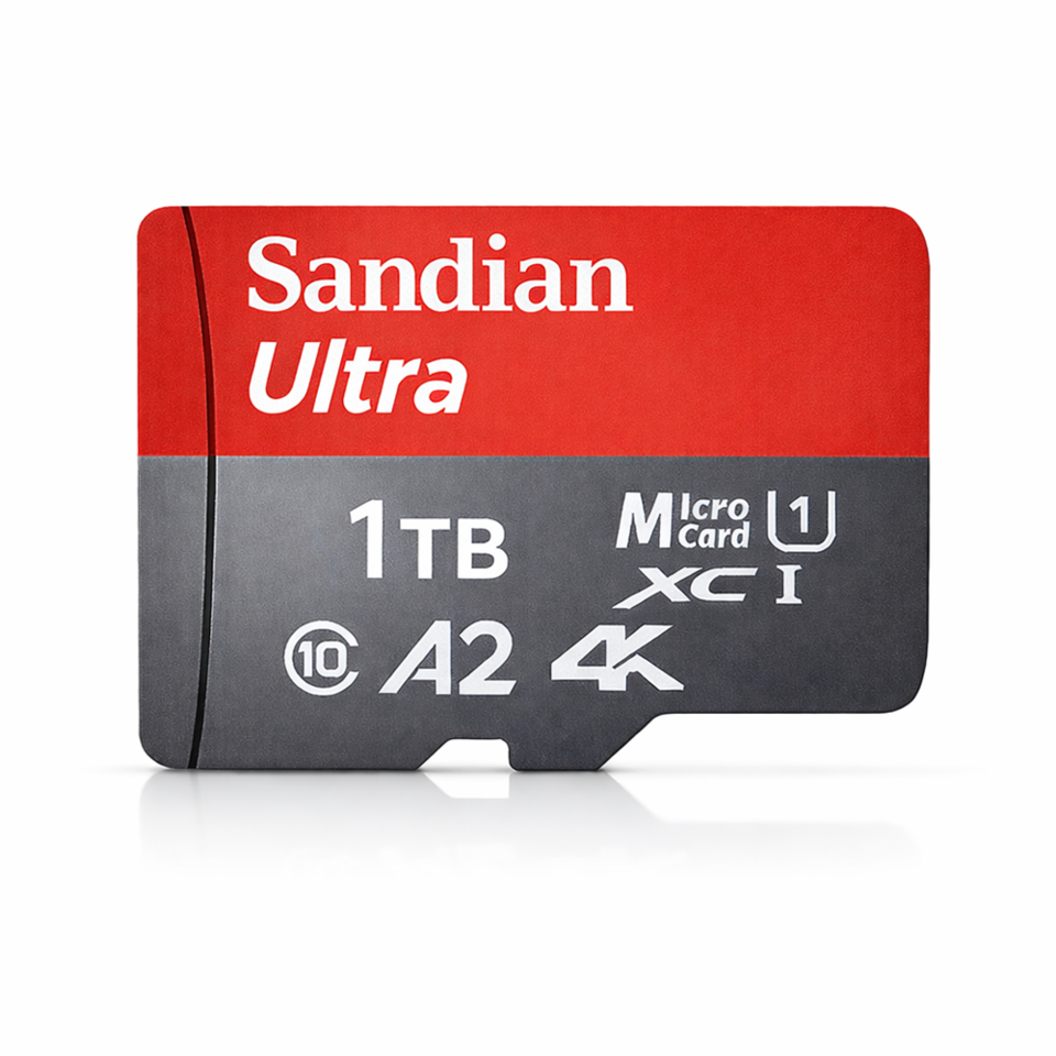 새 Sandian 마이크로 SD 1TB 메모리 카드 A2 4K 저장