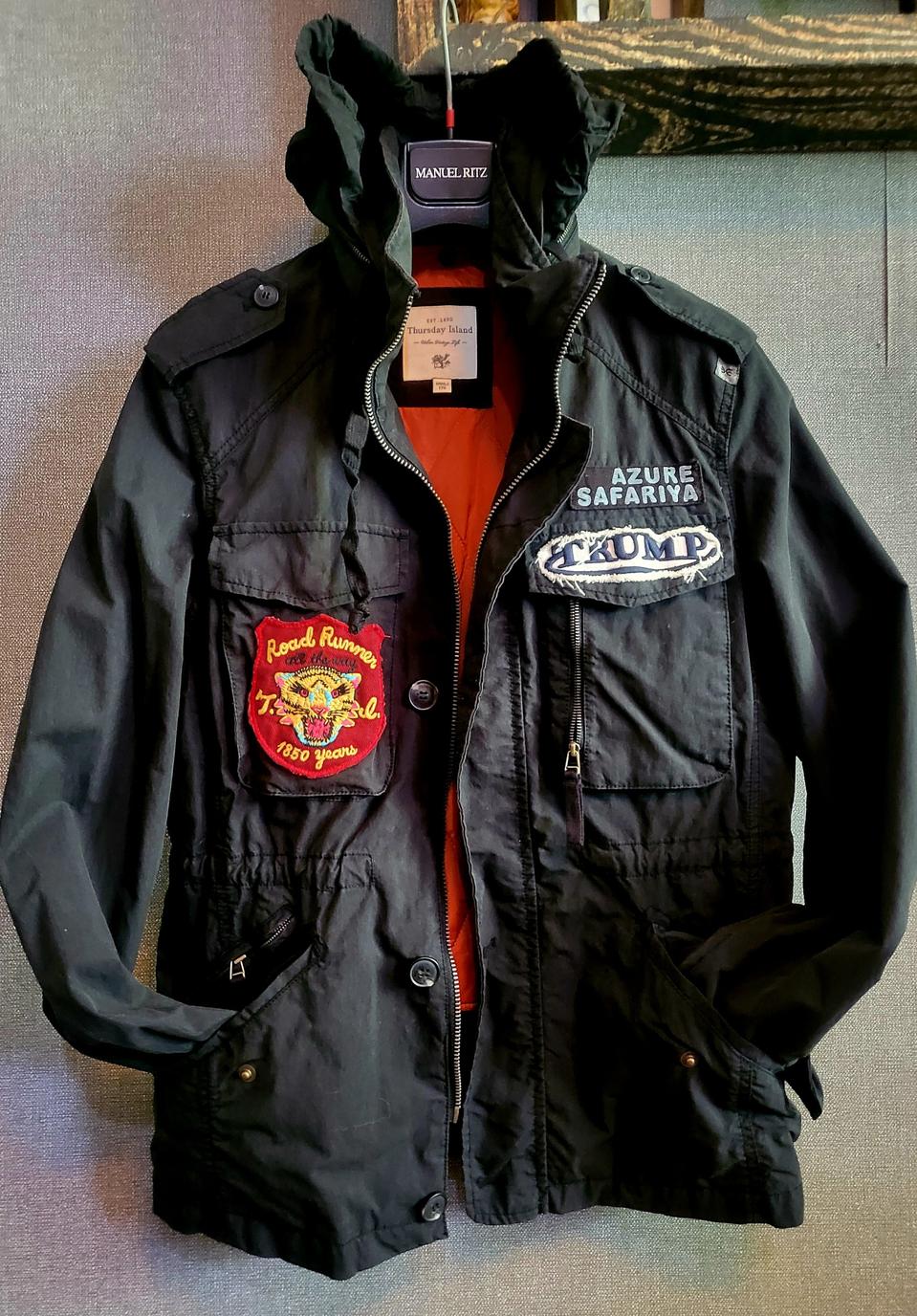 [미사용 새상품] Thursday Island 내피 탈부착빈티지 야상자켓