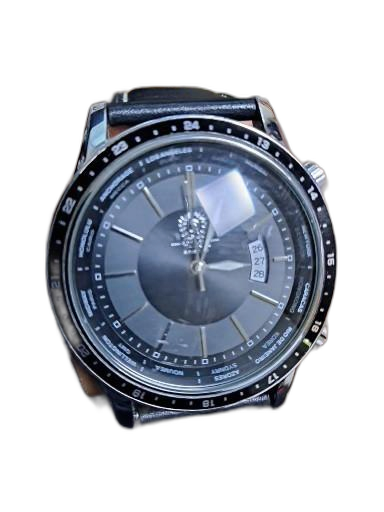 국방부 월드타임 가죽 시계 남성시계