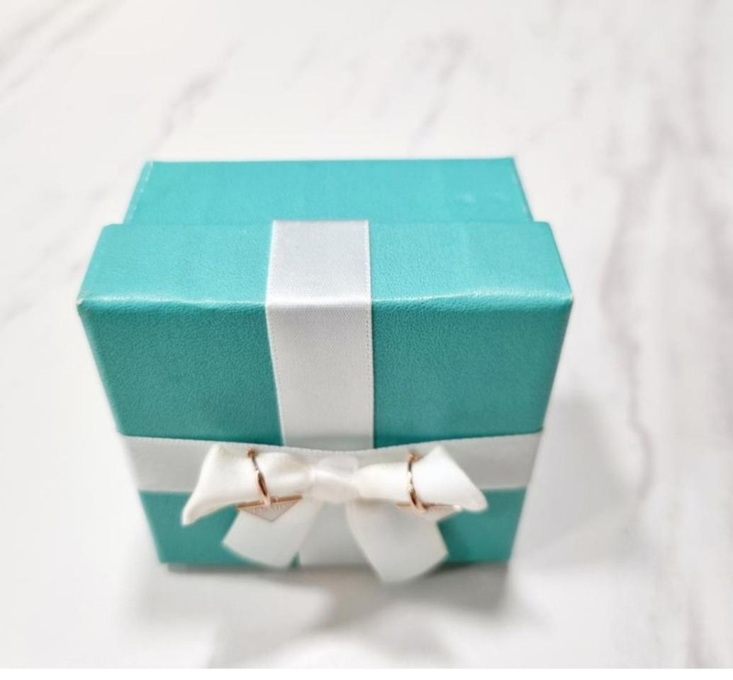 14k화이트 에폭시 귀걸이 핑크골드