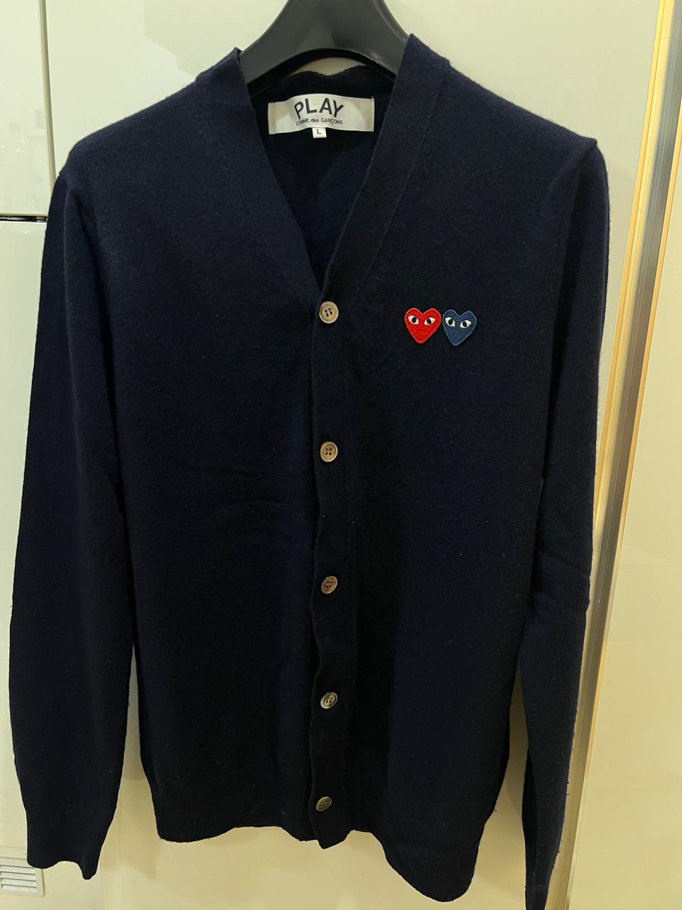 꼼데가르송 가디건 L