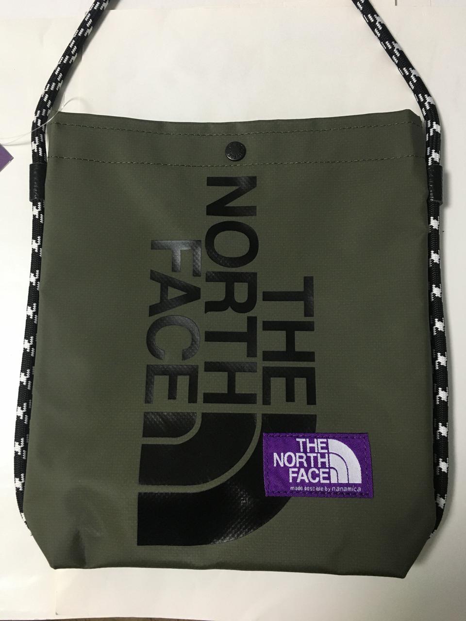 노스페이스 오염하자 사코슈백 크로스백 퍼플라벨 일본판 카키