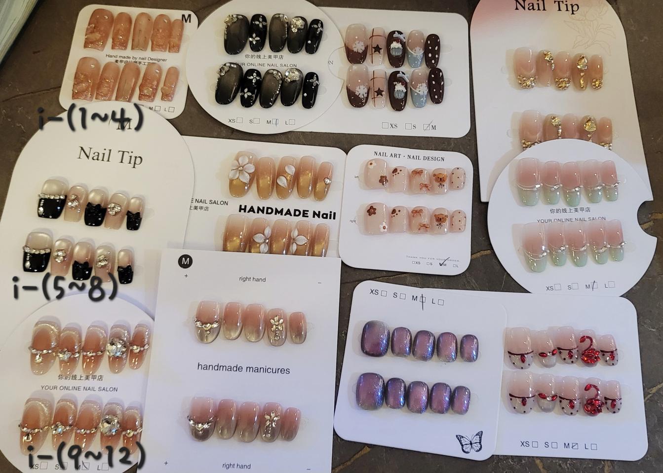 수제네일팁 5000원씩 10