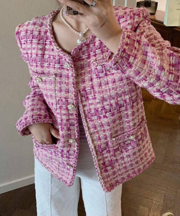 수입 트위드 자켓