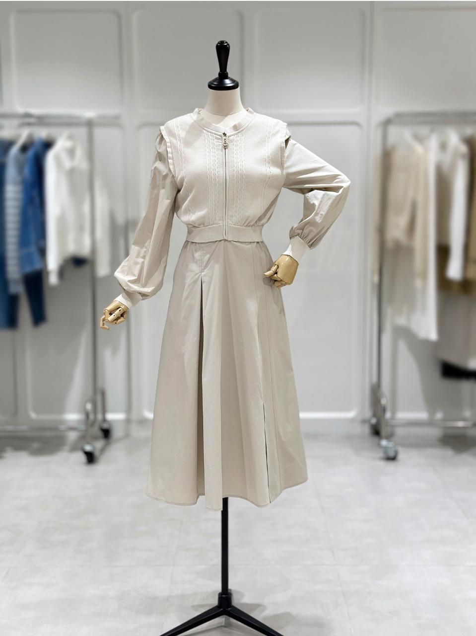 zooc 니트레이어드 원피스(미착용)