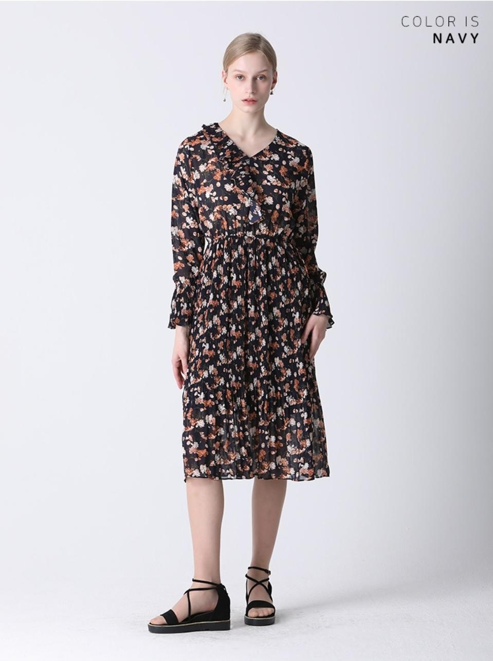 ENC 플리츠 쉬폰 원피스 / 케네스레이디 지컷 나이스크랍 씨씨콜렉트