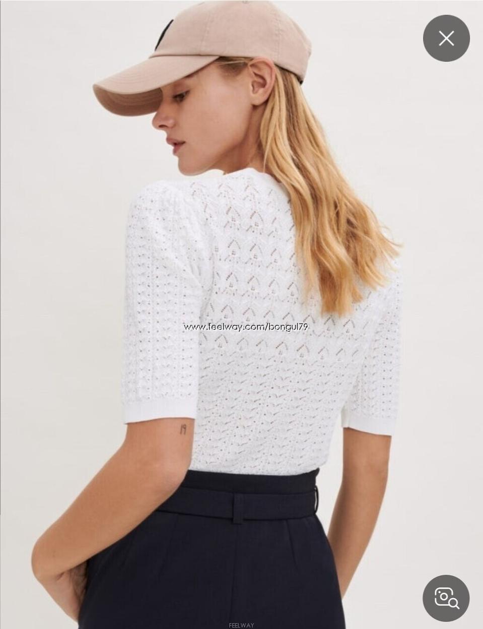 마쥬 maje 펀칭 니트  1사이즈