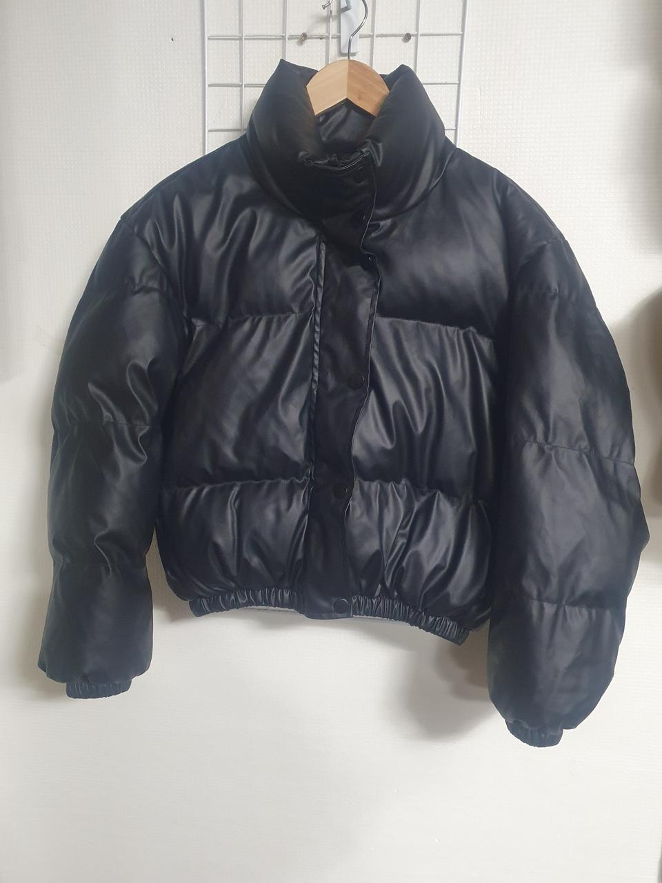 여성 가죽 패딩 F