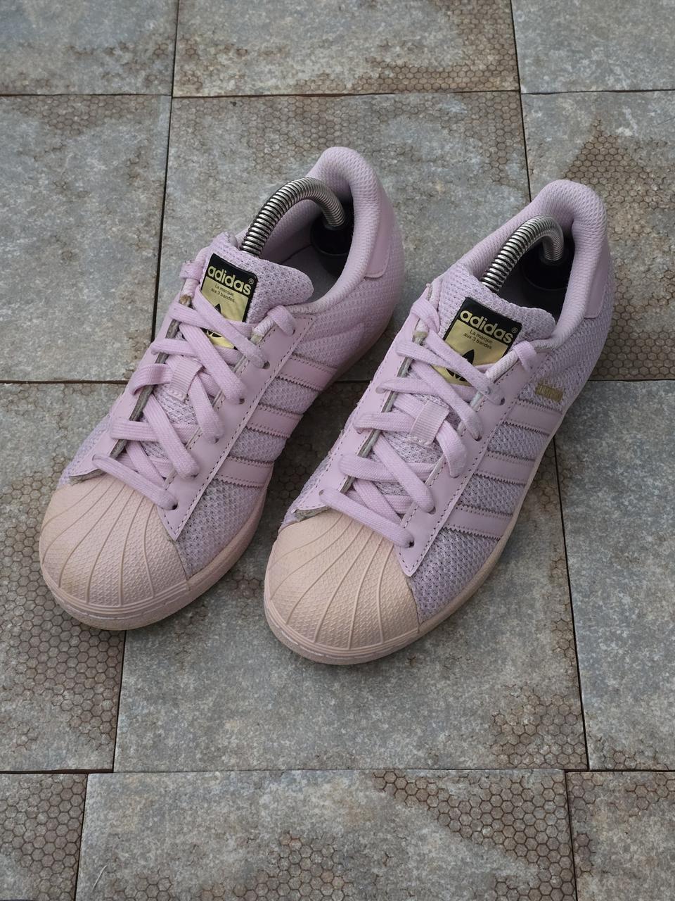(225)아디다스 슈퍼스타 라이트 퍼플 스니커즈 운동화