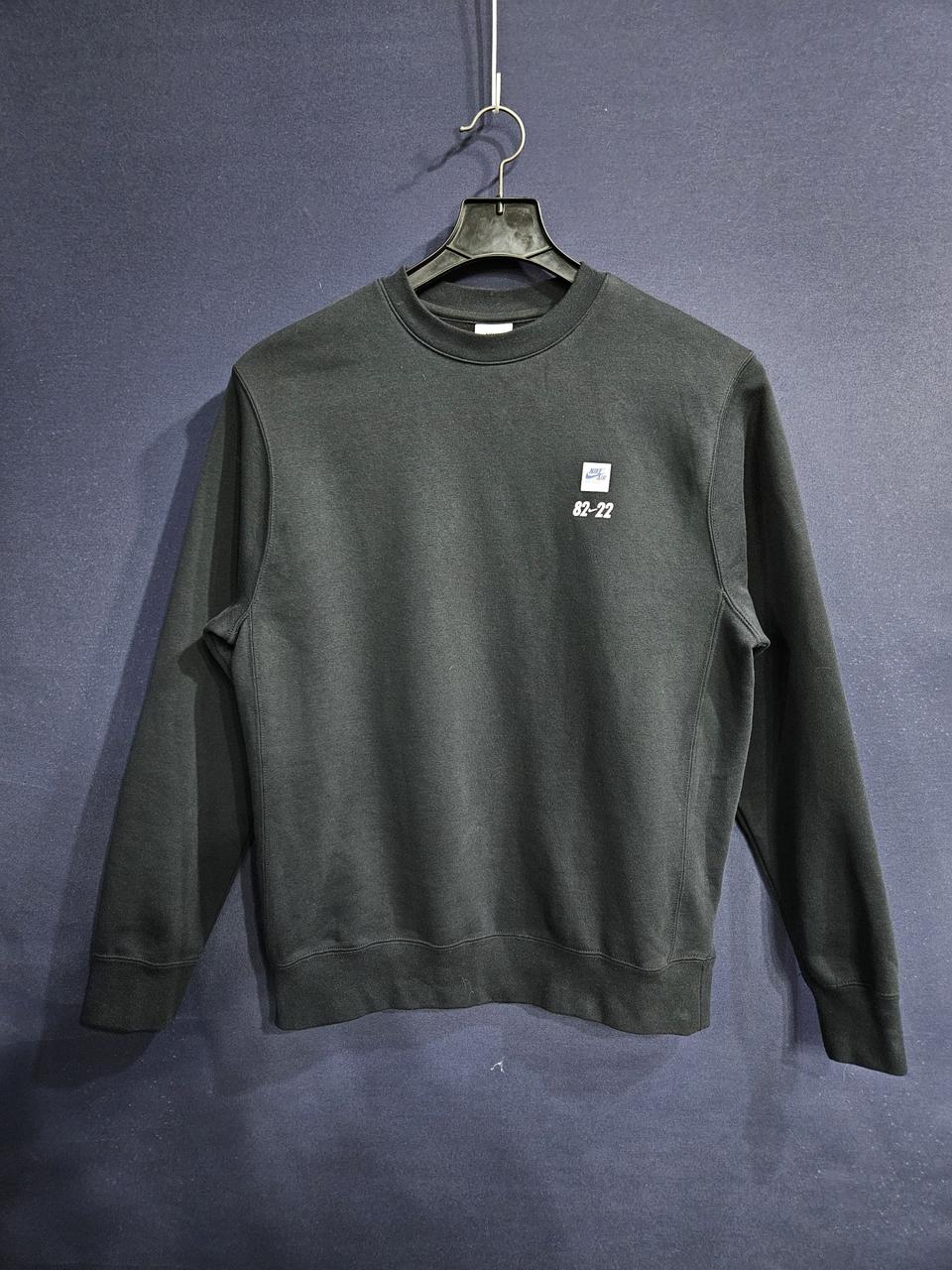 나이키 프린팅 블랙차콜 남성 95 기모 맨투맨