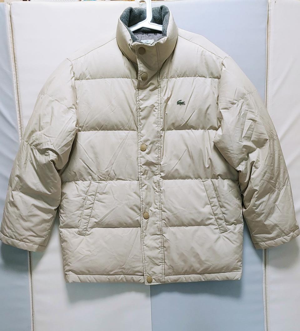 [XXL] 라코스테 덕다운 패딩점퍼 아이보리1468