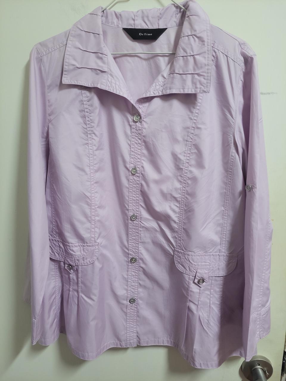일본직수입 여성용 바람막이재킷 연보라색(77)