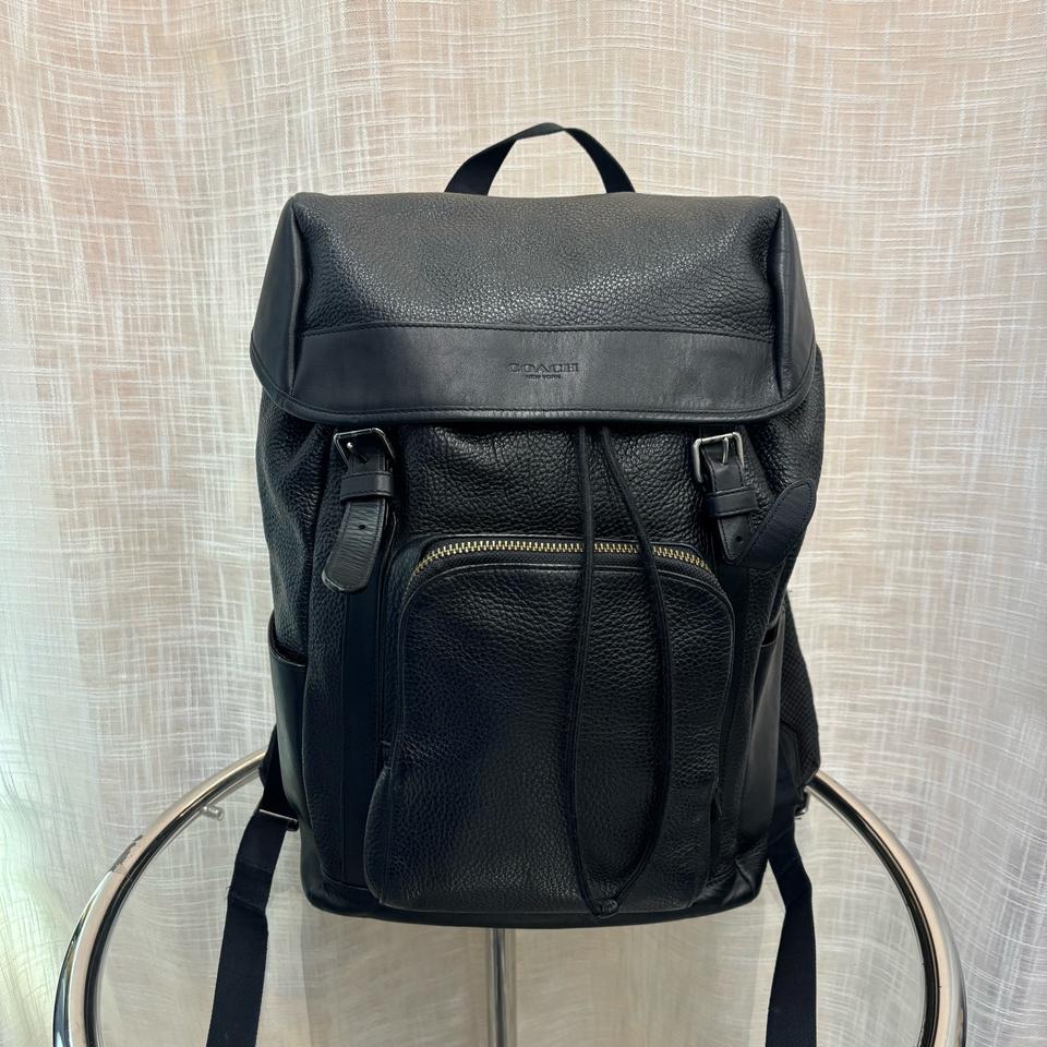 정품 코치 가죽 백팩