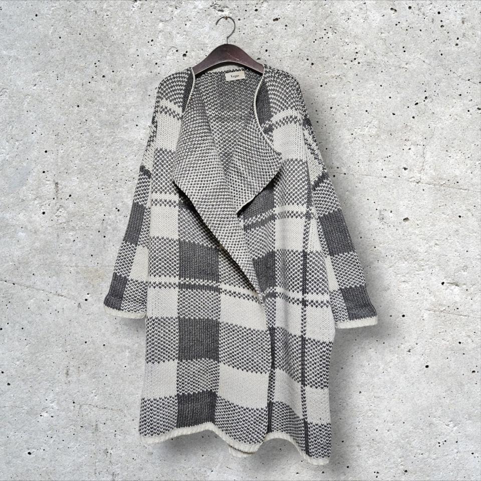 베가스 도톰 롱 니트 가디건 (FREE)