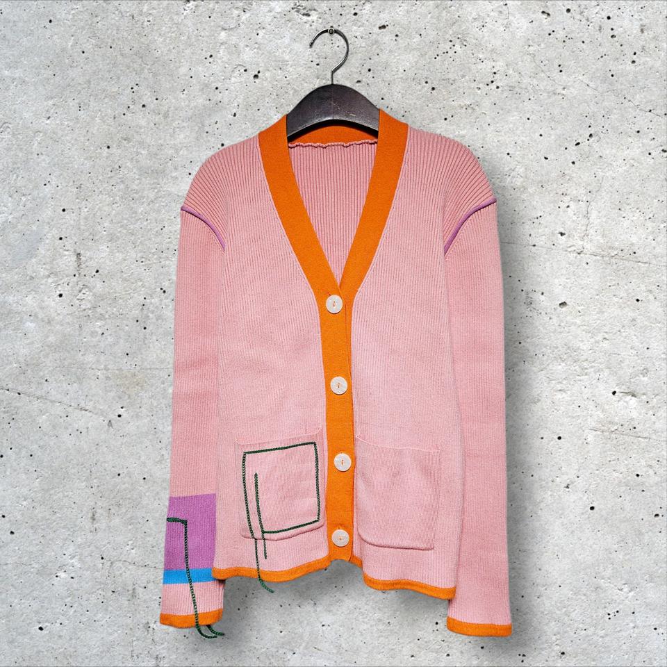 더맥 핑크 가디건 (95/M)