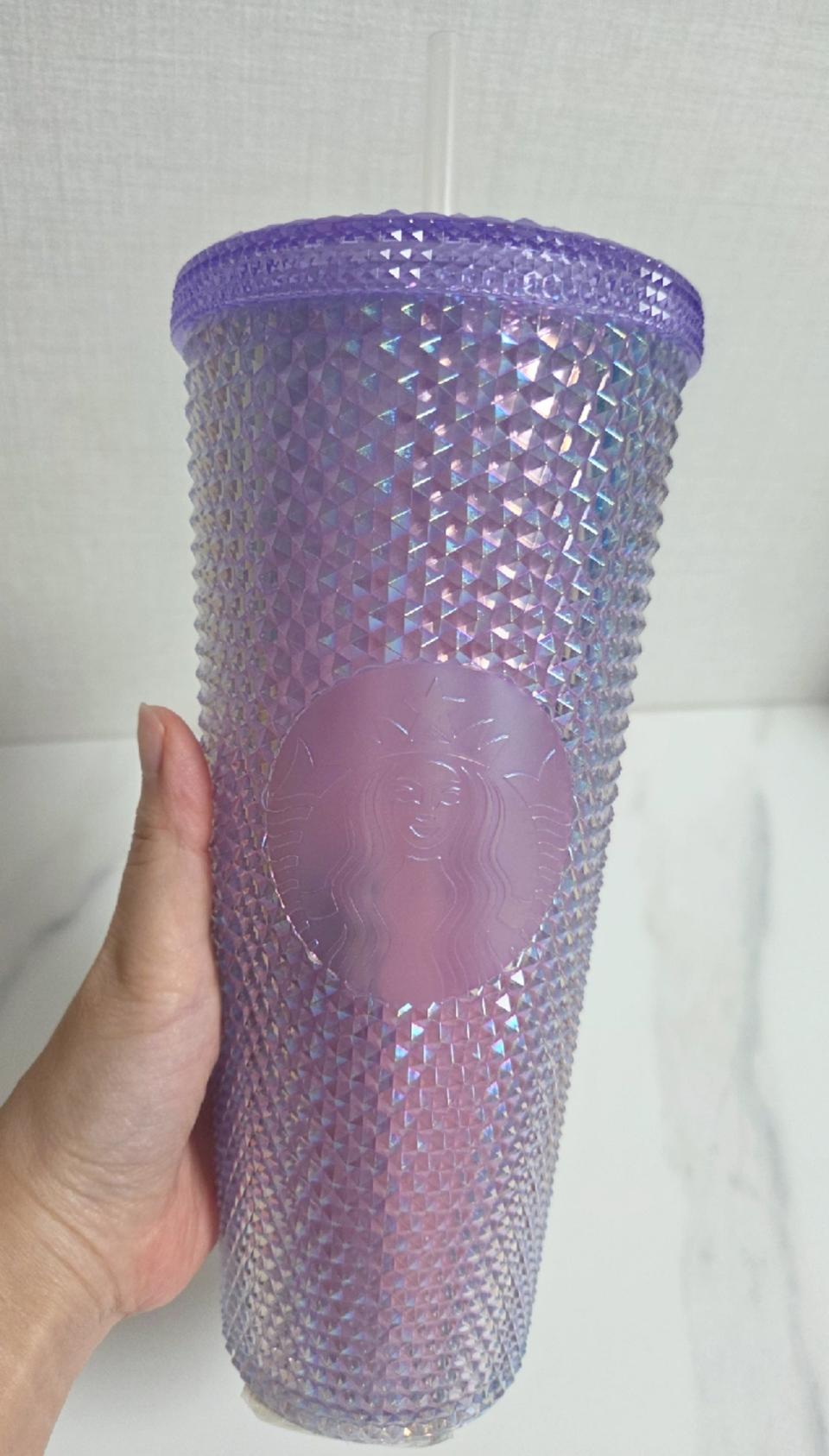새상품 스타벅스 22 핑크빔 스터드 콜드컵 710ml