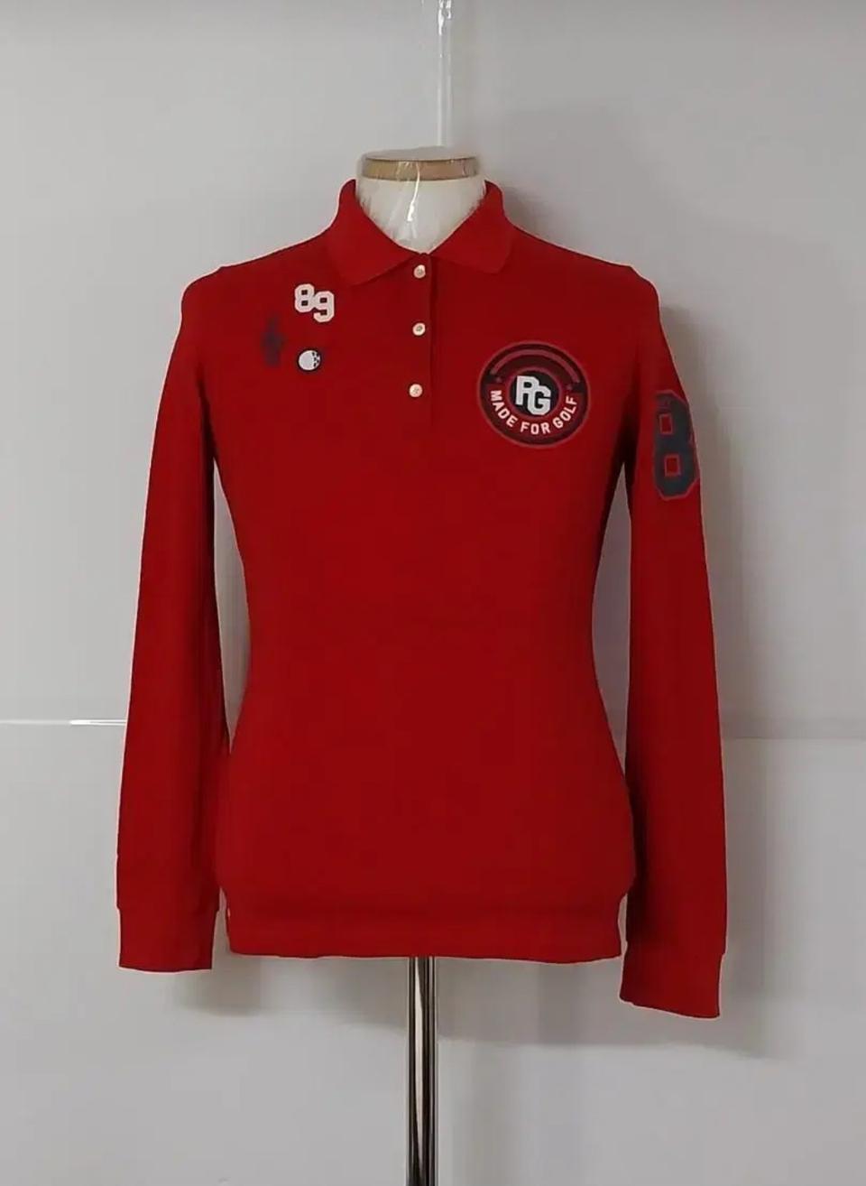 55)파리게이츠 골프웨어 긴팔 카라티셔츠