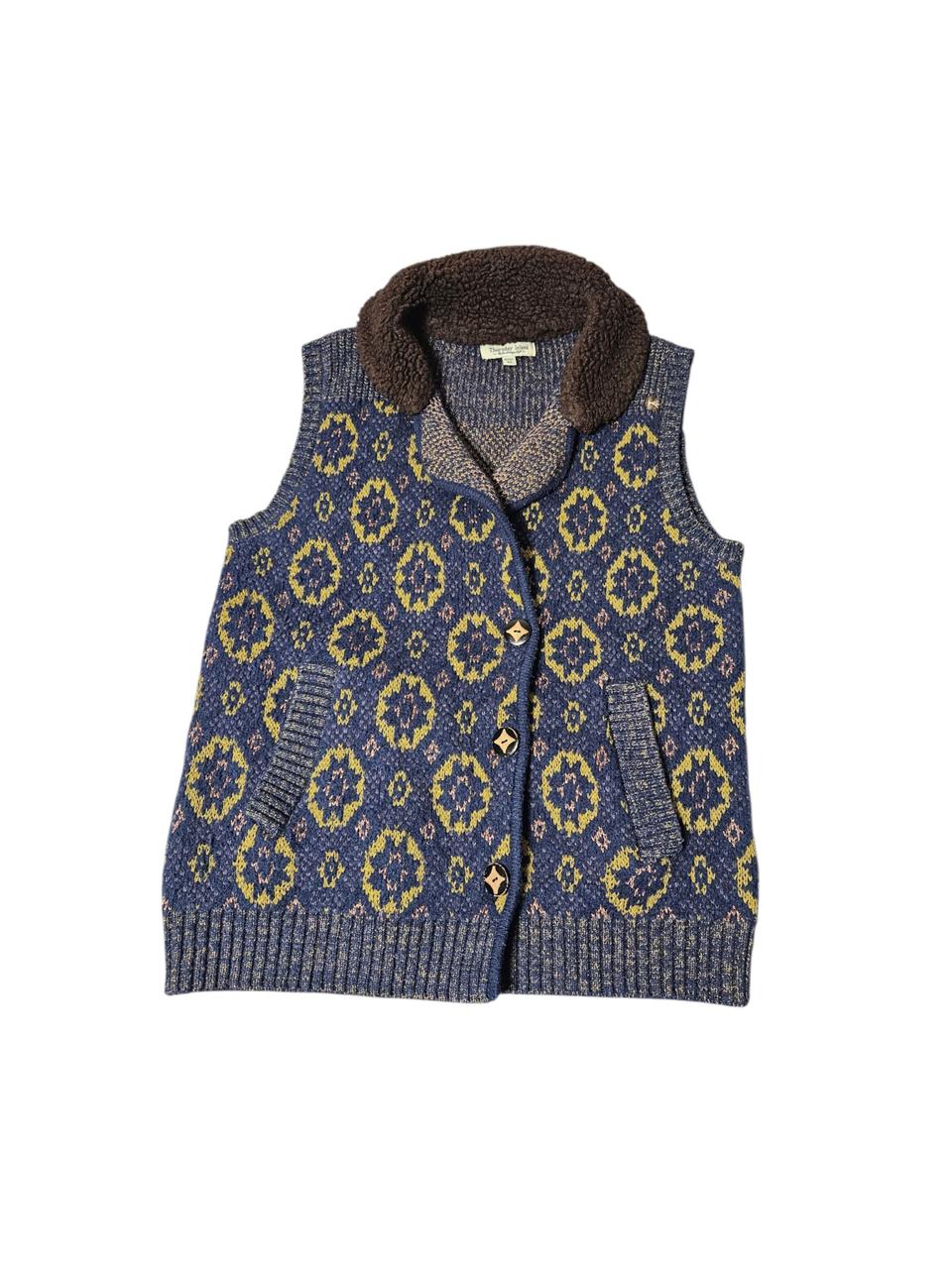 써스데이아일랜드 빈티지 니트 베스트 S