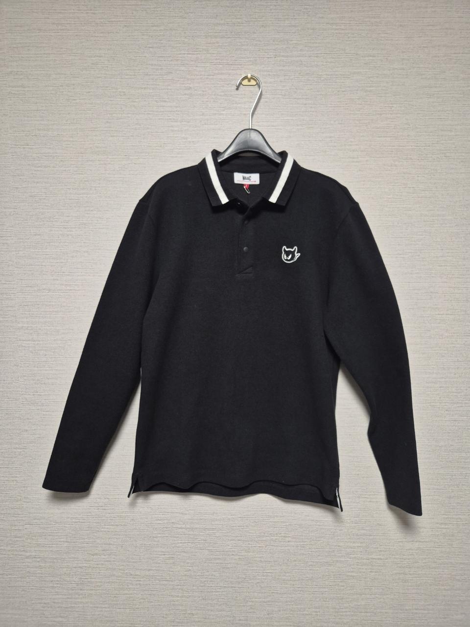 새상품 )WAAC 왁 남성  카라포인트 긴팔 폴로 겨울  티셔츠