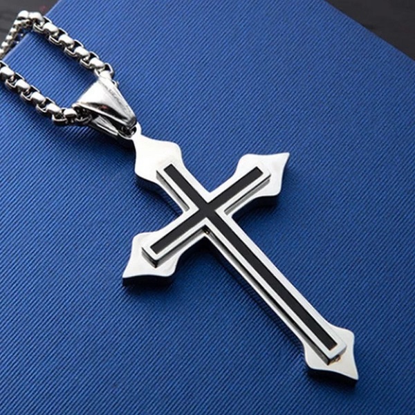 10-7. 합금/십자가 펜던트 목걸이
