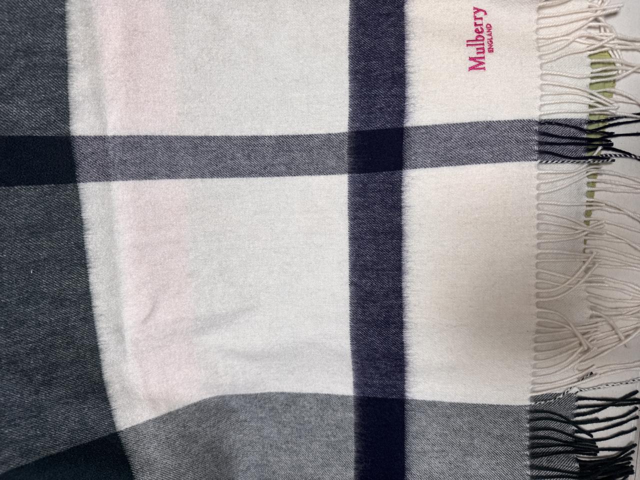 [정품] 멀버리(Mulberry) 캐시미어 목도리 (상태 최상)