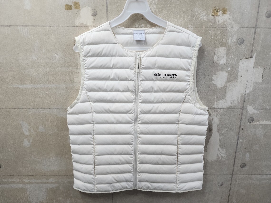 디스커버리 정품 여성 픽시버 튜브 구스 조끼/95/상태우수