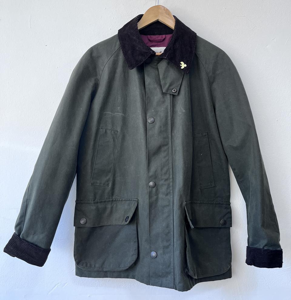 존파트리지 남성 카키 왁스헌팅자켓