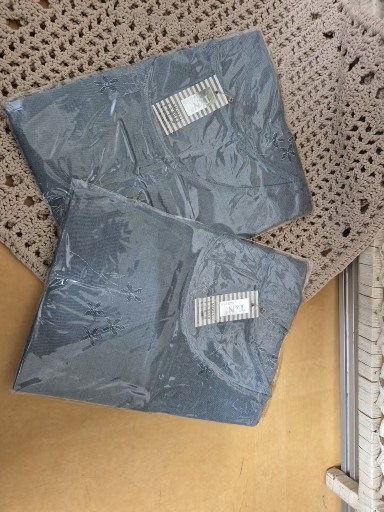 미사용!!실과바늘여성반소매속옷100총2장다드림