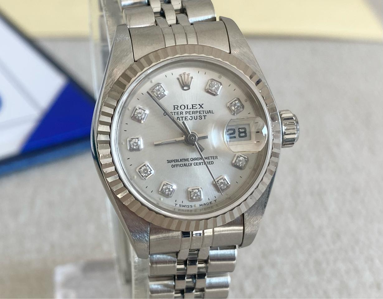 로렉스 79174 여성용 로만 데이저스트 26mm 오토메틱