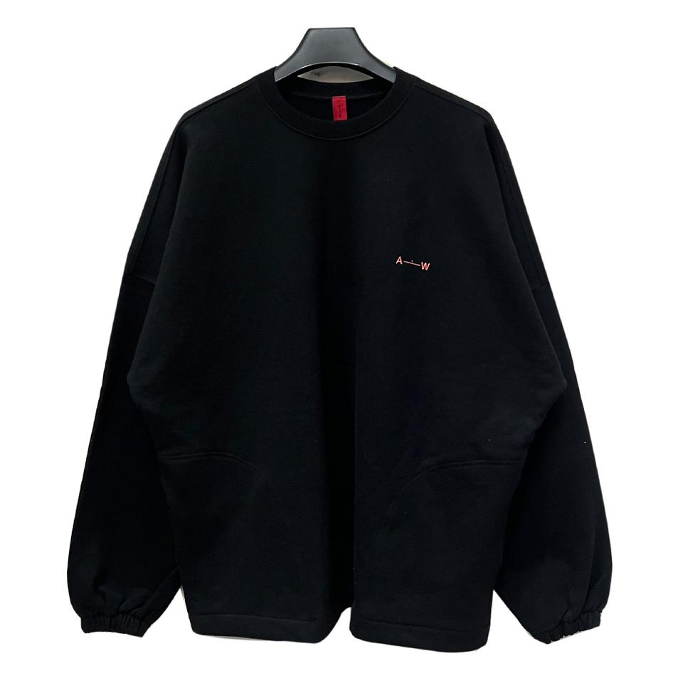 어텐션로우 에센셜 사이드 로프 헤비 오버핏 맨투맨 1사이즈