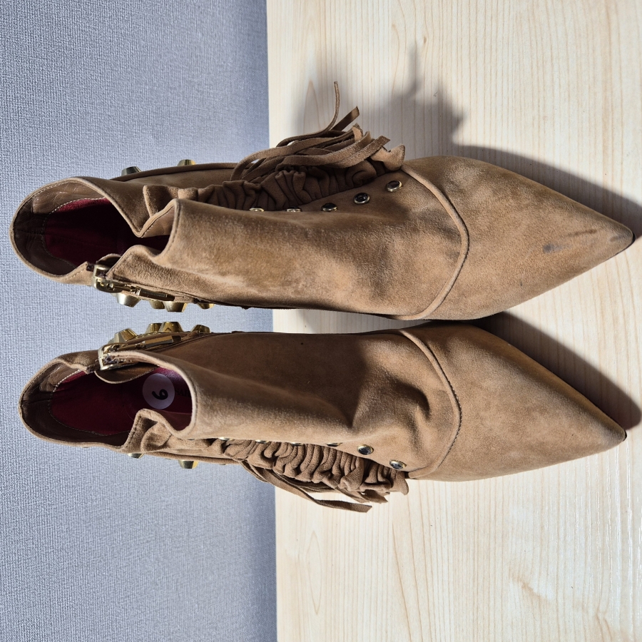 230 체사레 파치오티 앵클부츠 하이힐 슈즈-552