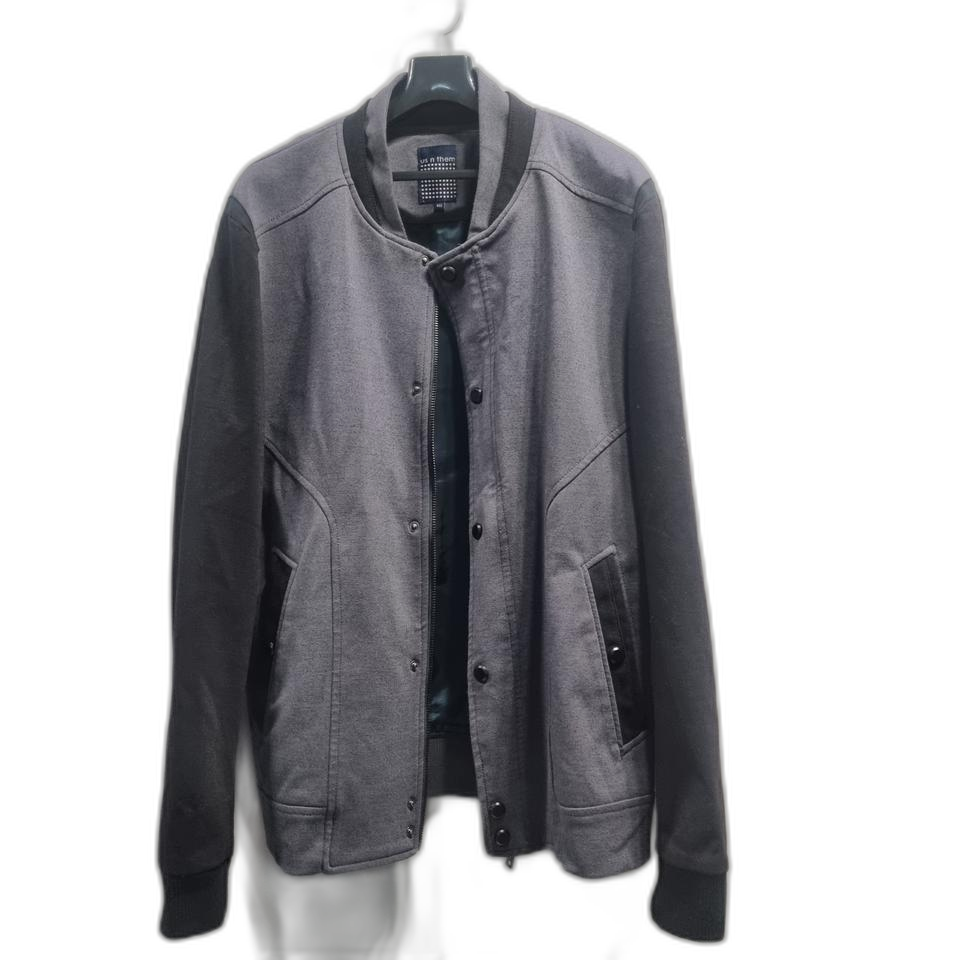 us n them 그레이 봄버 자켓