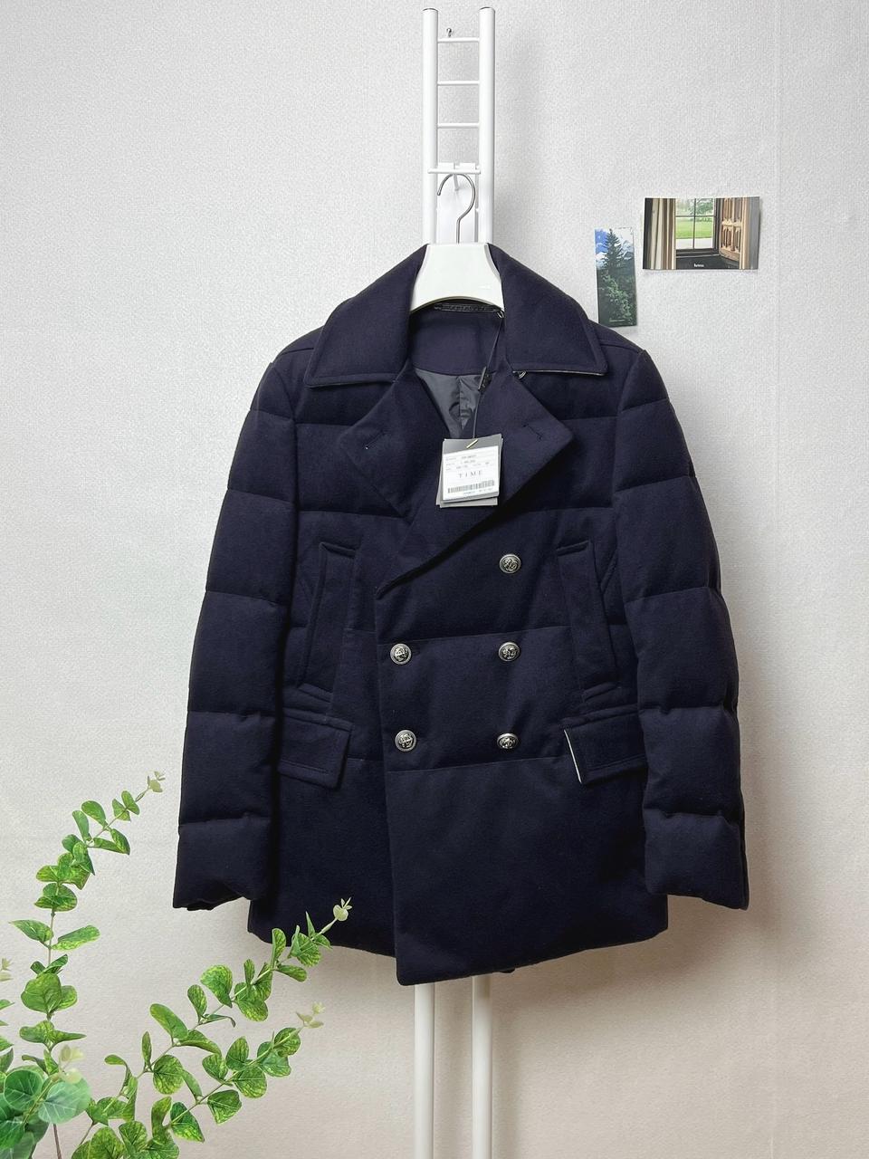 새상품100) 타임옴므 은장버튼 구스다운 패딩 블레이저 자켓