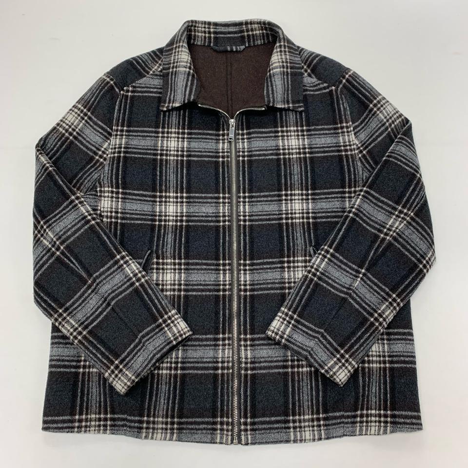 ZARA 자라 체크 모직자켓 (XL)